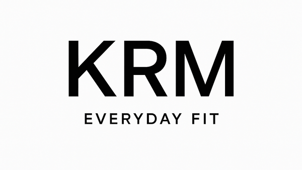 KRM Everyday Fit logo on a white background